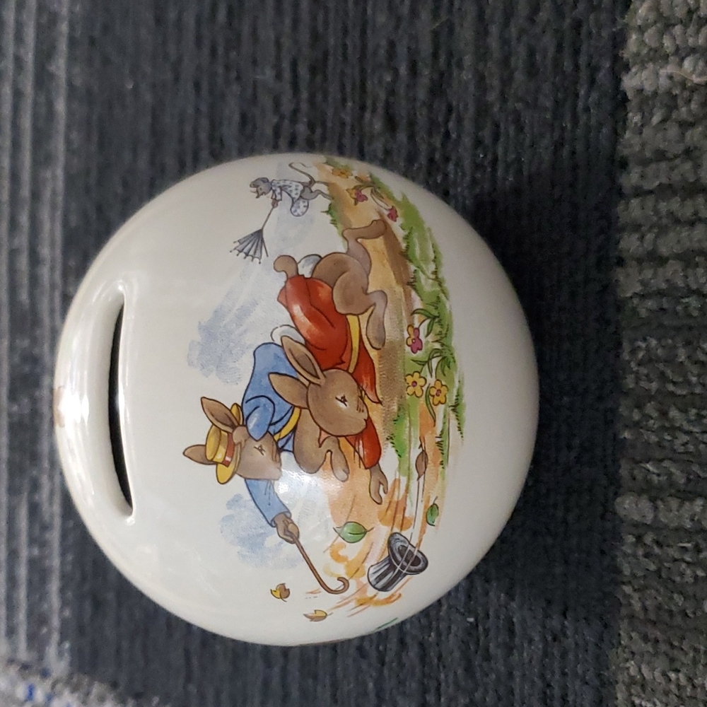 Bunnykins Round Vinatge Bank 1936